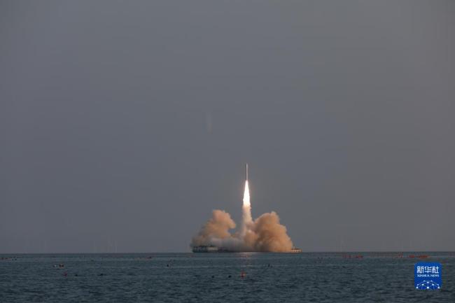 谷神星一号海射型運載火箭成(chéng)功發(fā)射